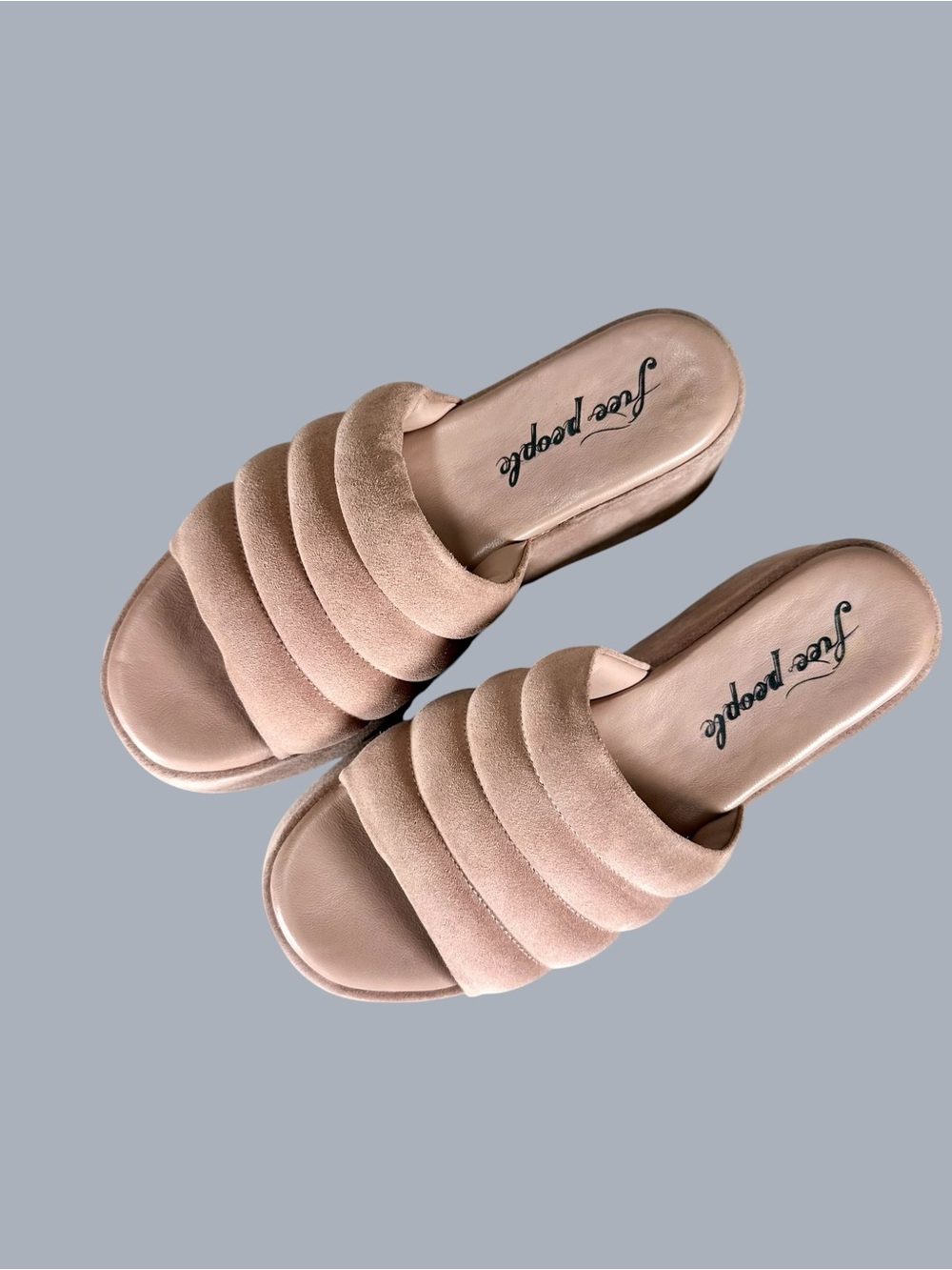 NWT Free People women’s Almost Paradise Platform Slide Sandals US9 - Picture 5 of 13